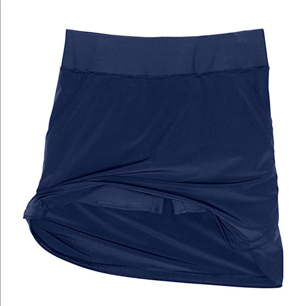 Lands End swim skirt blue - Picture 5 of 6